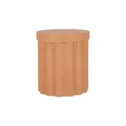 Flock Outdoor Side Table - Terracotta Concrete gallery detail image