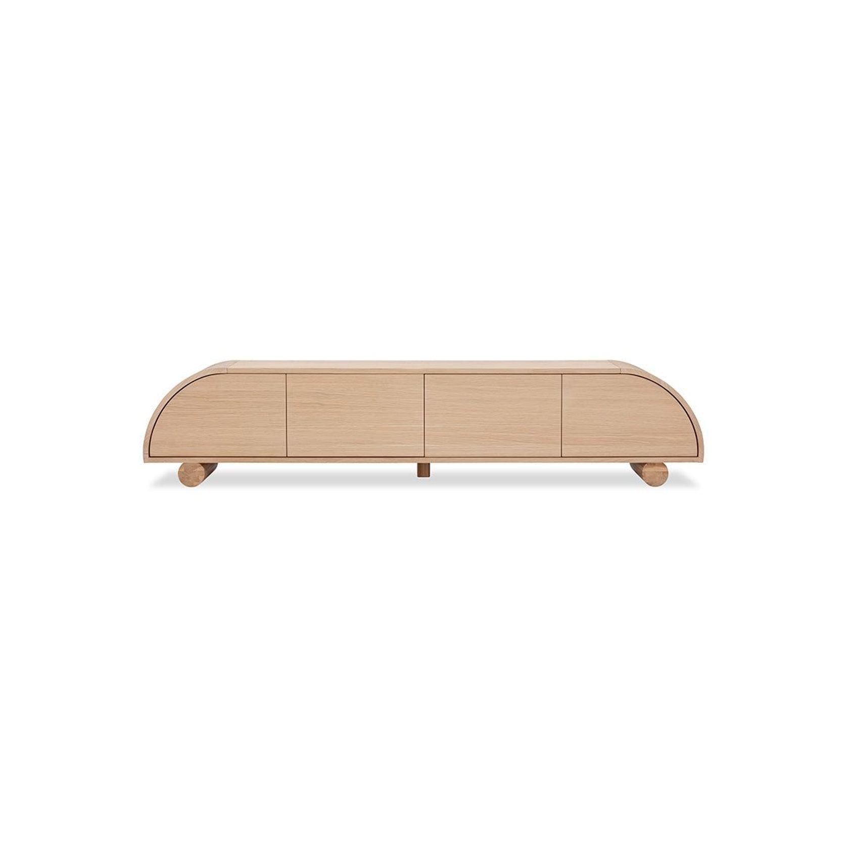 Muse Entertainment Unit 210cm - Oak gallery detail image