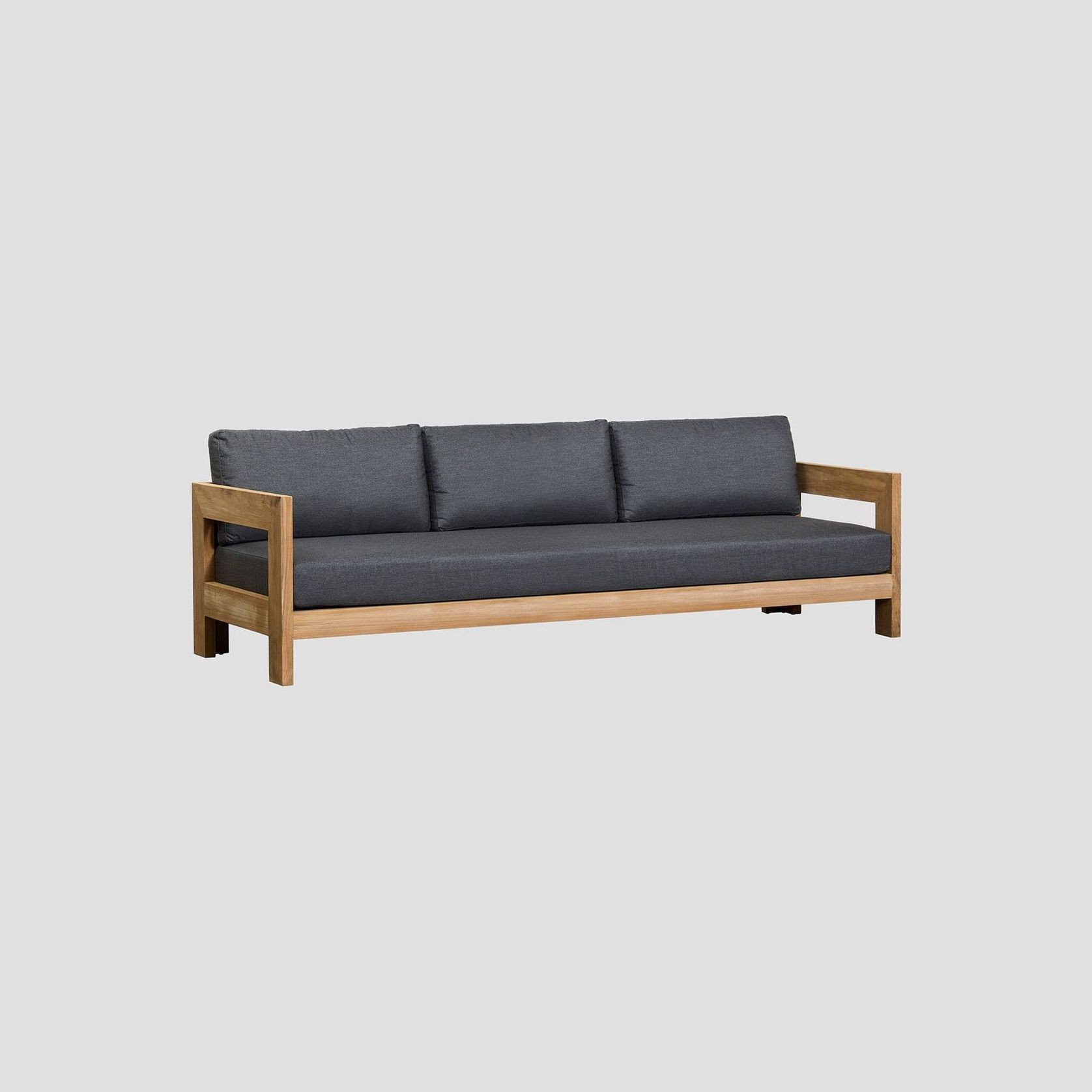 Pauanui Teak Triple Sofa gallery detail image