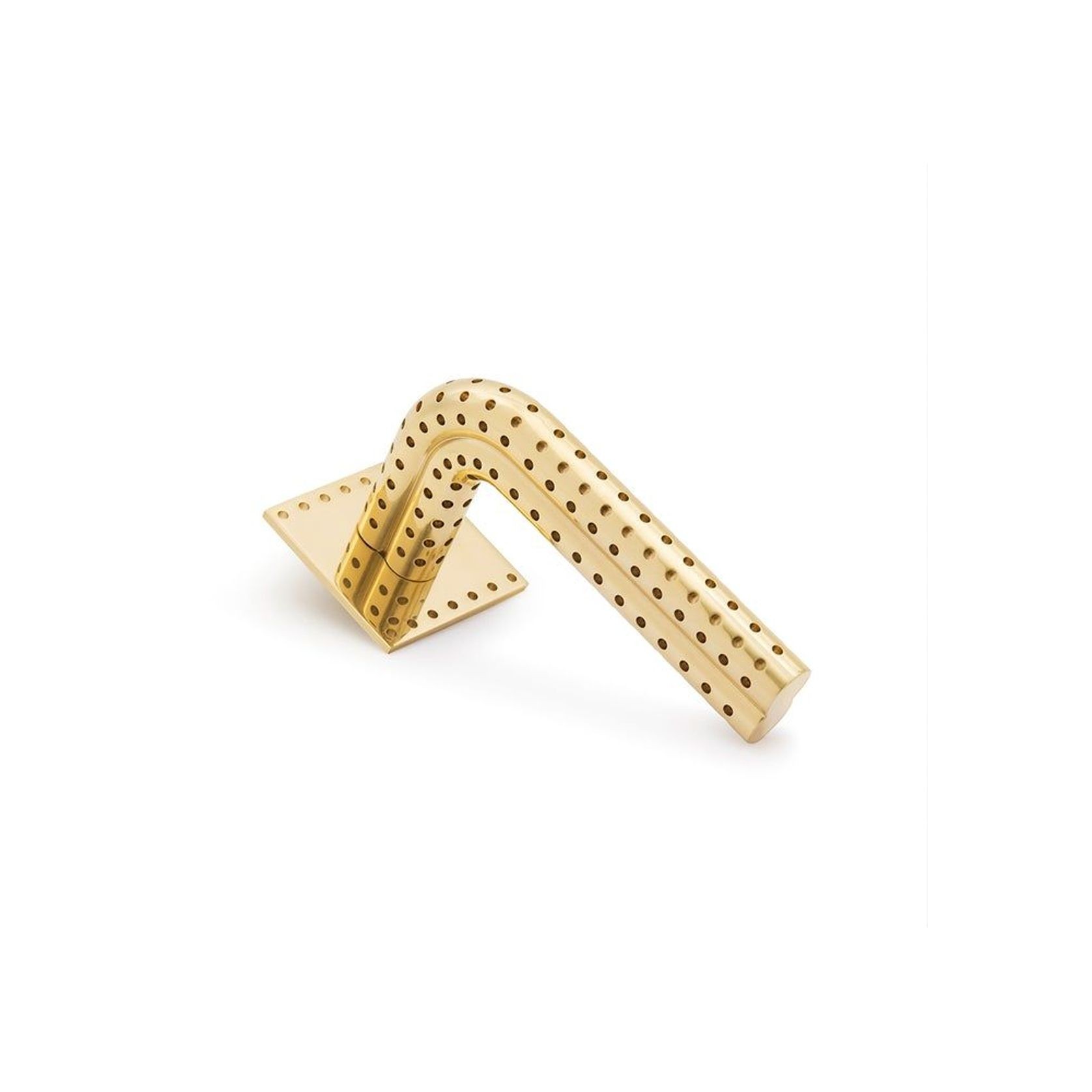 Stardust Perforated Lever Handle on Rose gallery detail image