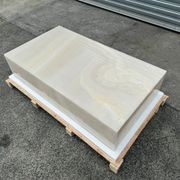 Block Coffee Table - White Onyx - Large | Natural Stone Co. gallery detail image