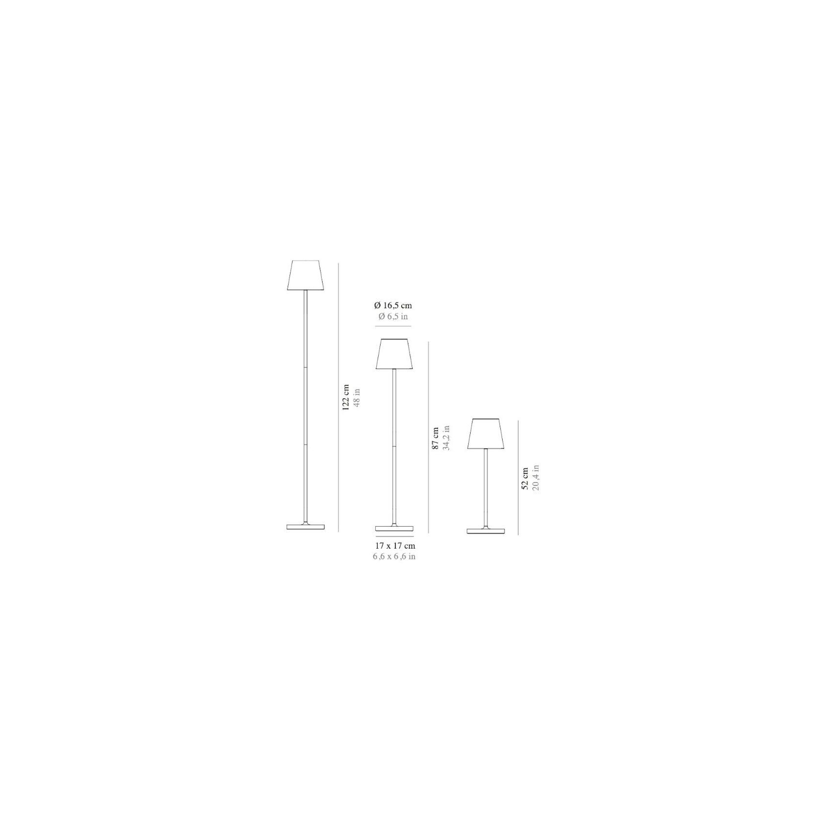 Poldina Outdoor L Floor Lamp gallery detail image