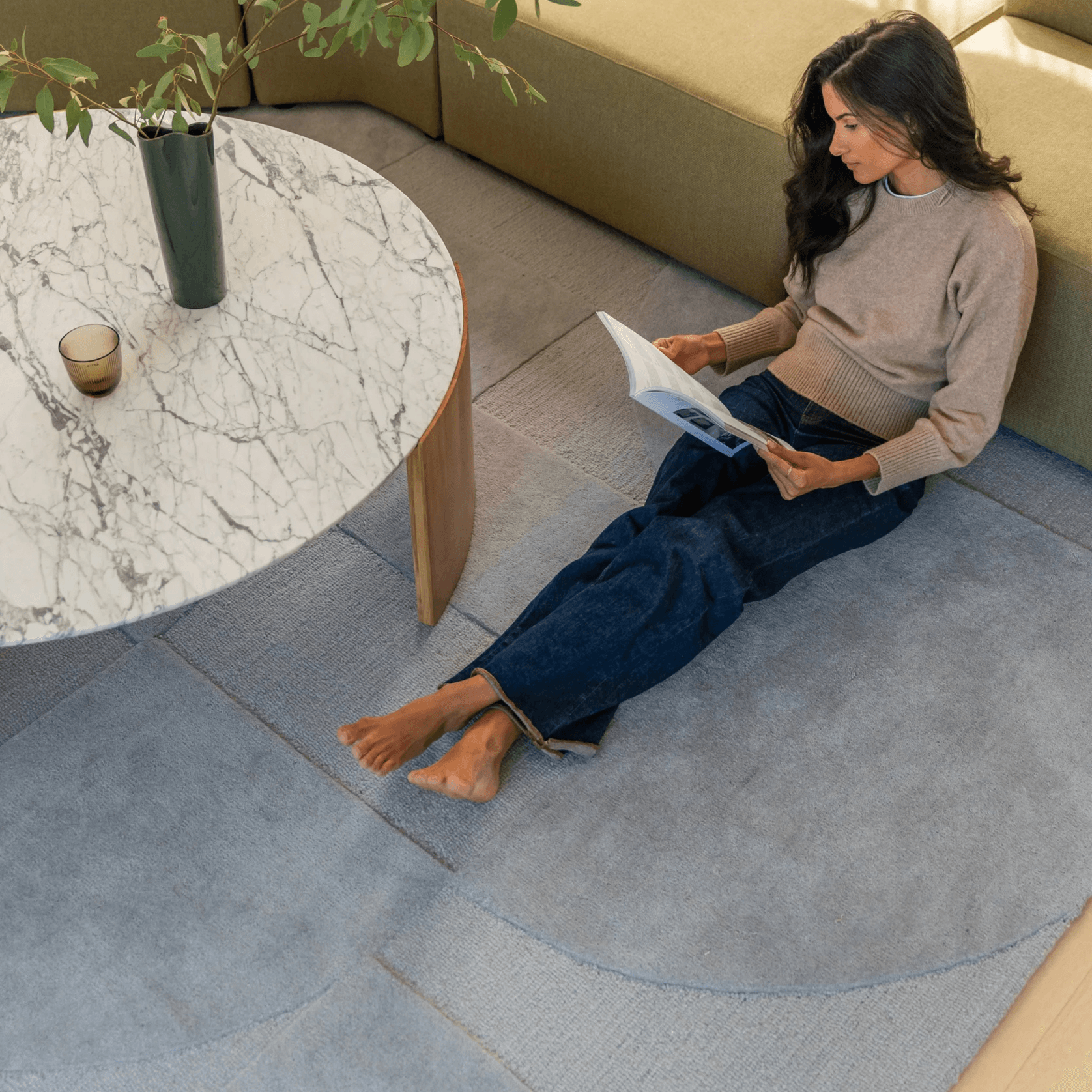 Xanthe Rug - Mineral 200cm x 300cm gallery detail image