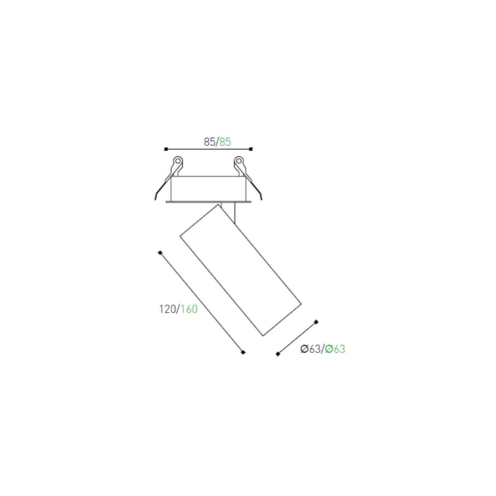 Omni Directional Can Light Recessed Long gallery detail image