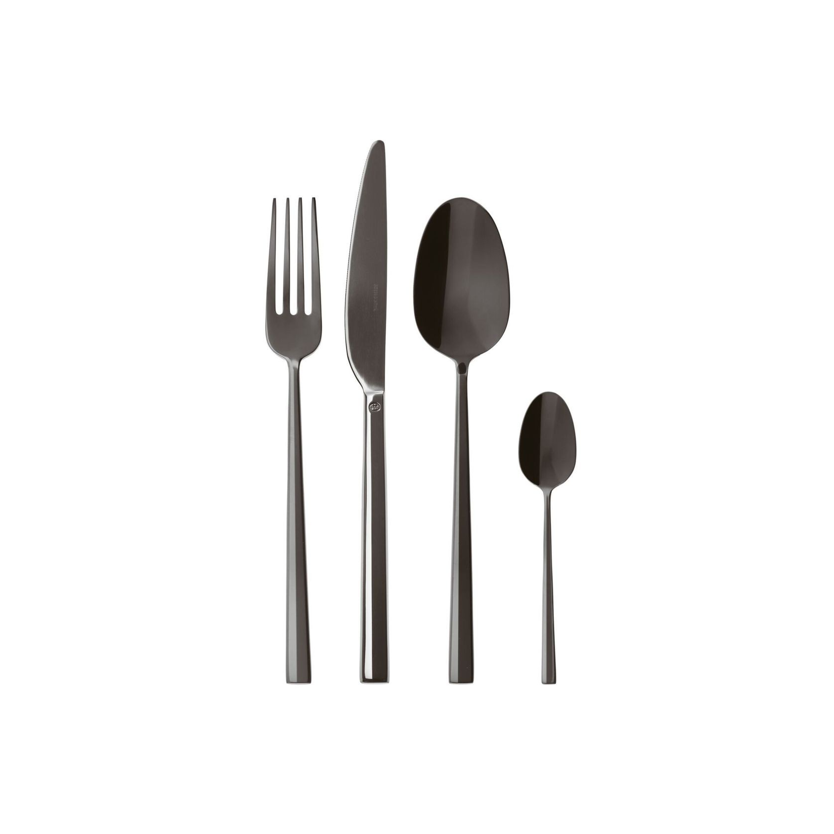 Rock PVD Mirror 2 Black 24 Piece Set gallery detail image