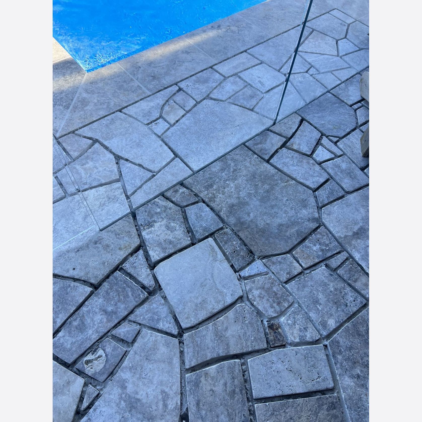 Silver Travertine Crazy Paving gallery detail image