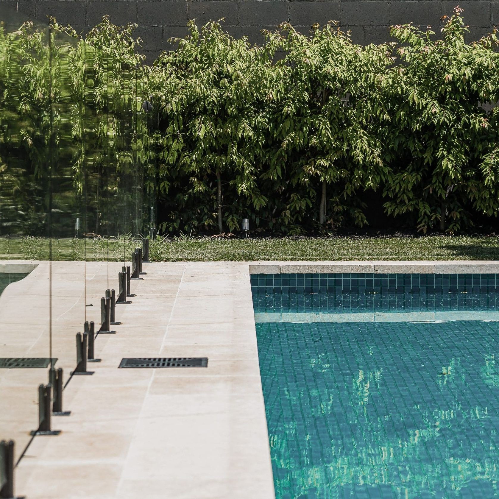 Sinai Pearl Brushed Limestone Pool Coping gallery detail image