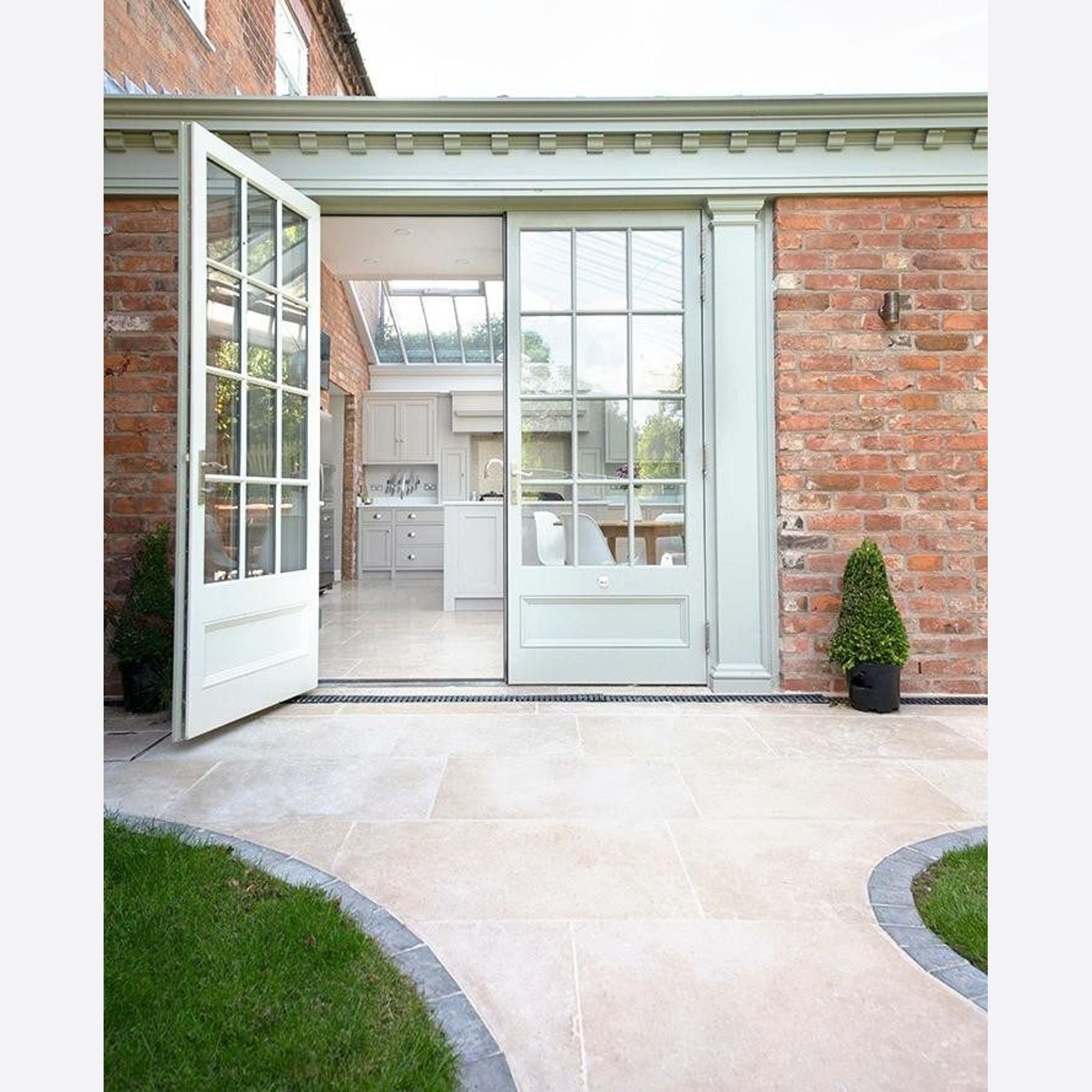 Sinai Pearl Brushed Limestone Tiles gallery detail image