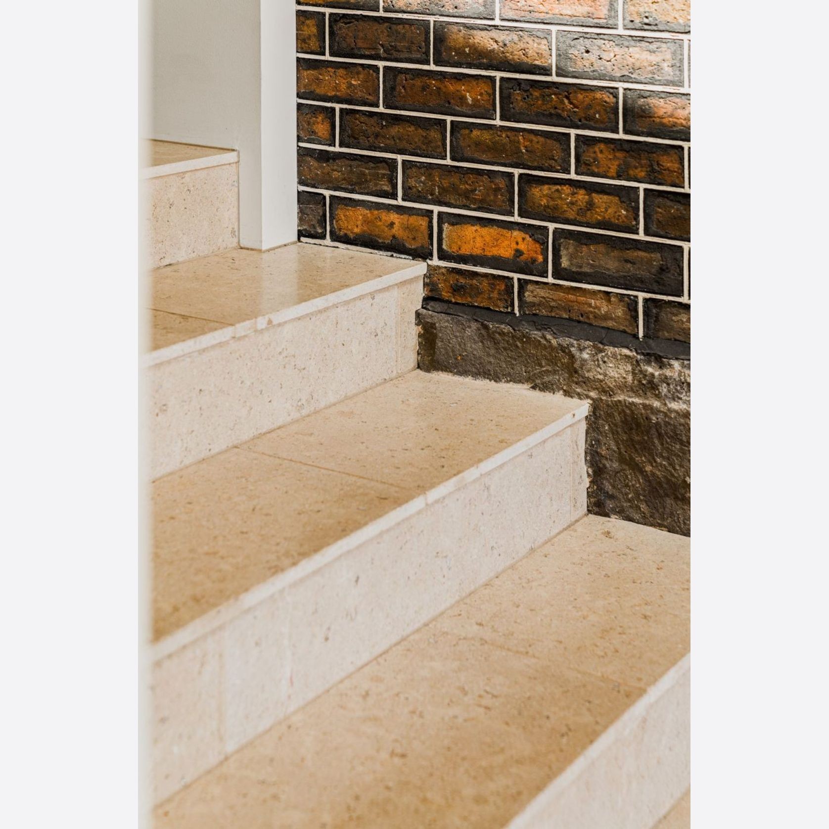 Sinai Pearl Brushed Limestone Tiles gallery detail image