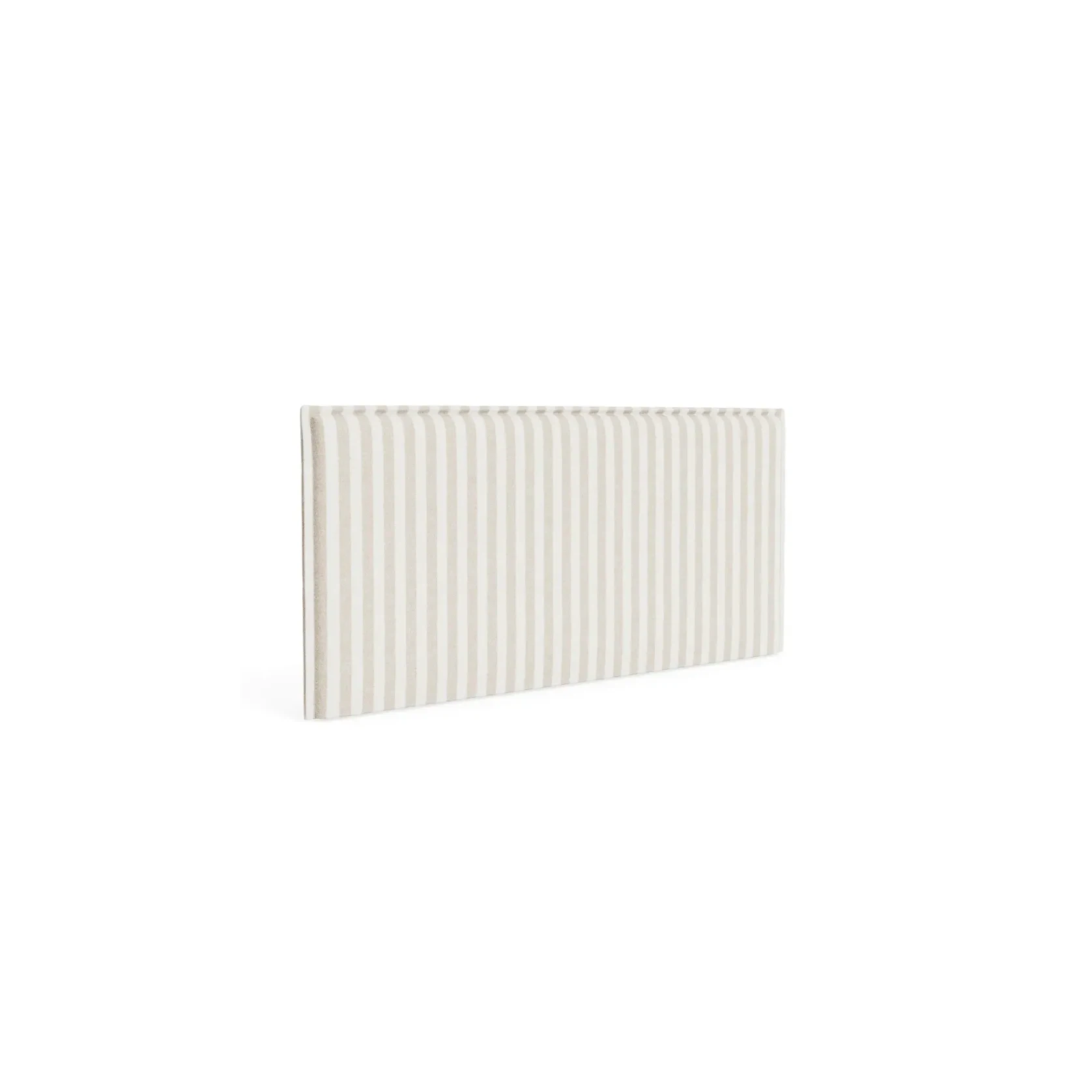 Sidney Slipcover Bed Head 270cm - Marnie Sand Stripe gallery detail image