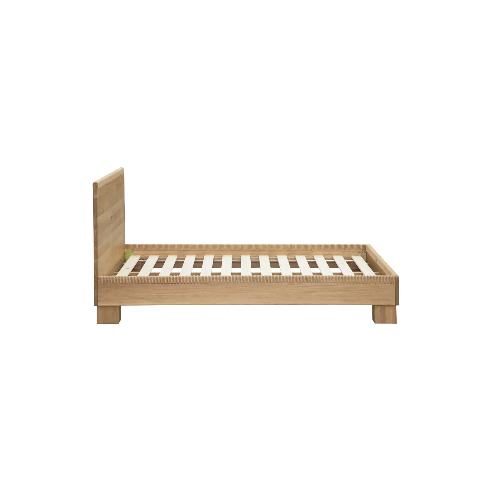 Weave King Bed - Oak gallery detail image