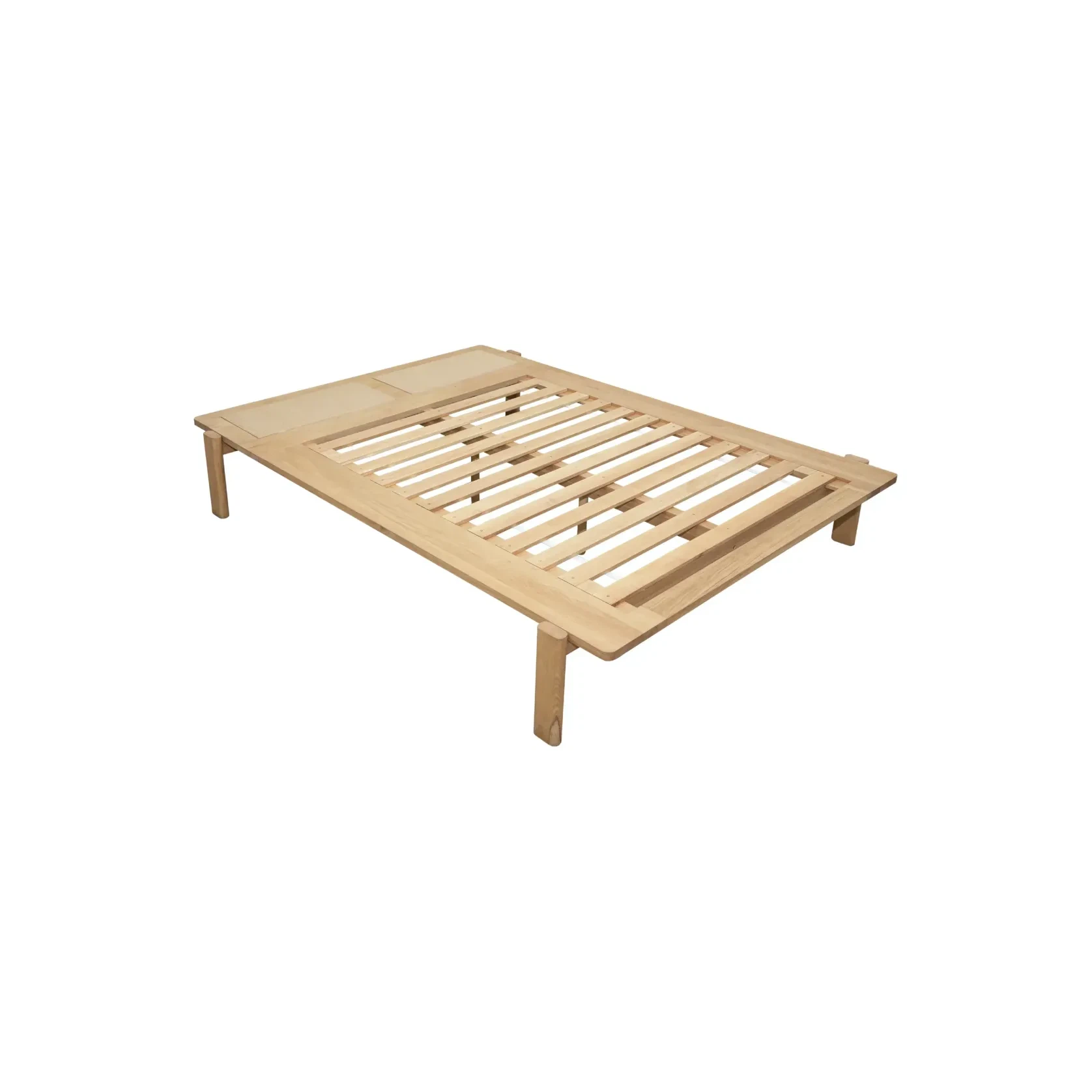 Compass Queen Bed - Oak gallery detail image
