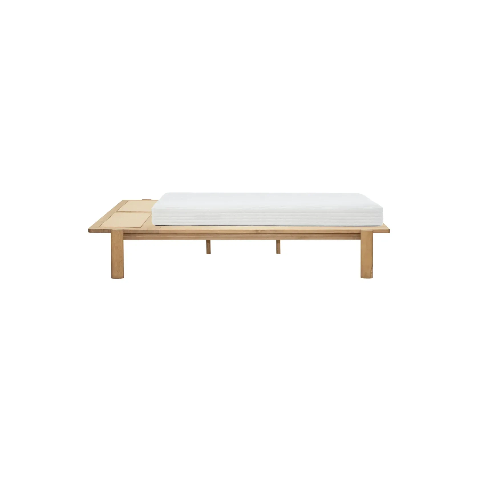 Compass King Bed - Oak gallery detail image