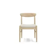 Henri Dining Chair - Oak / Tate Biscotti gallery detail image