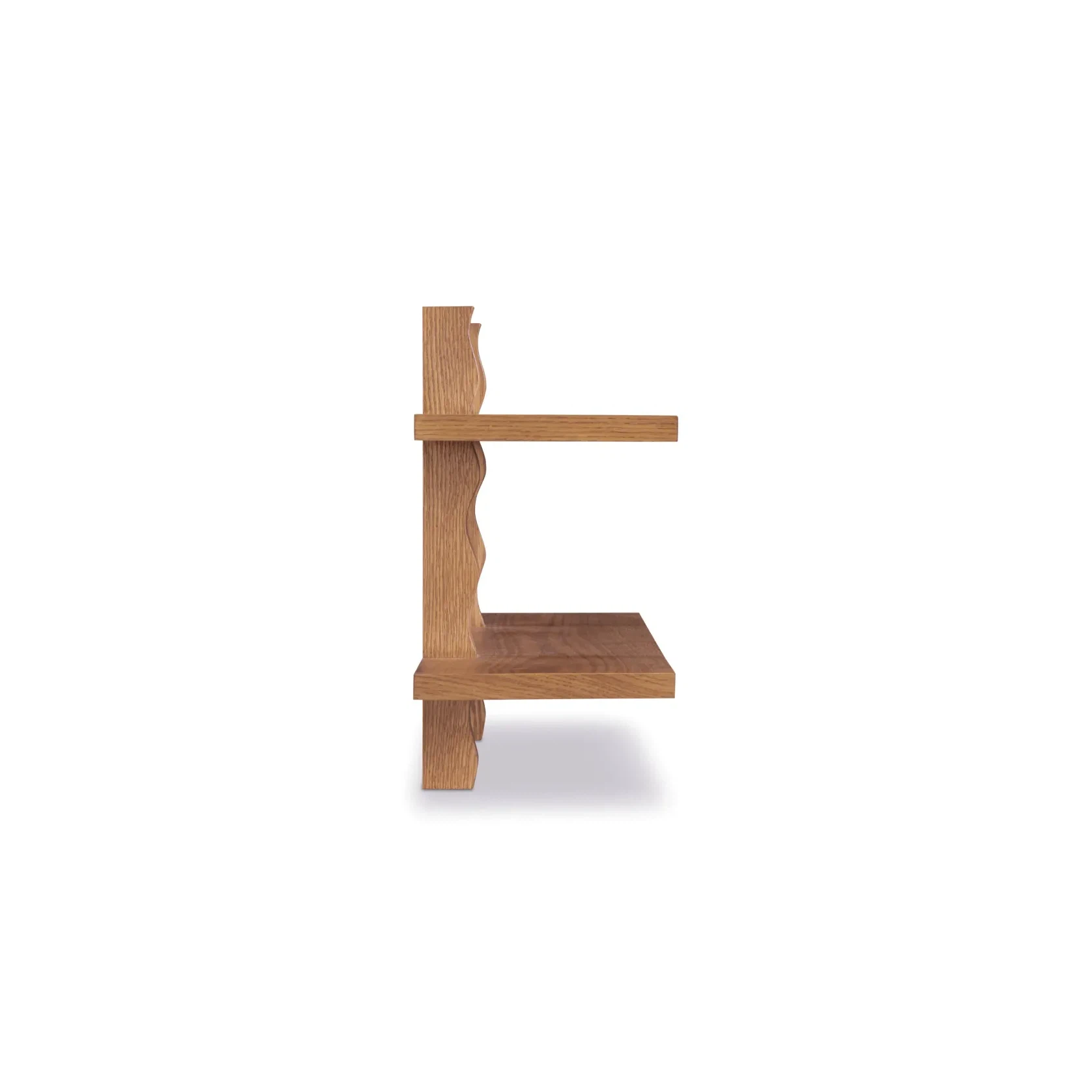 Swish Wall Shelf - Deep Oak gallery detail image