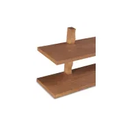 Swish Wall Shelf - Deep Oak gallery detail image