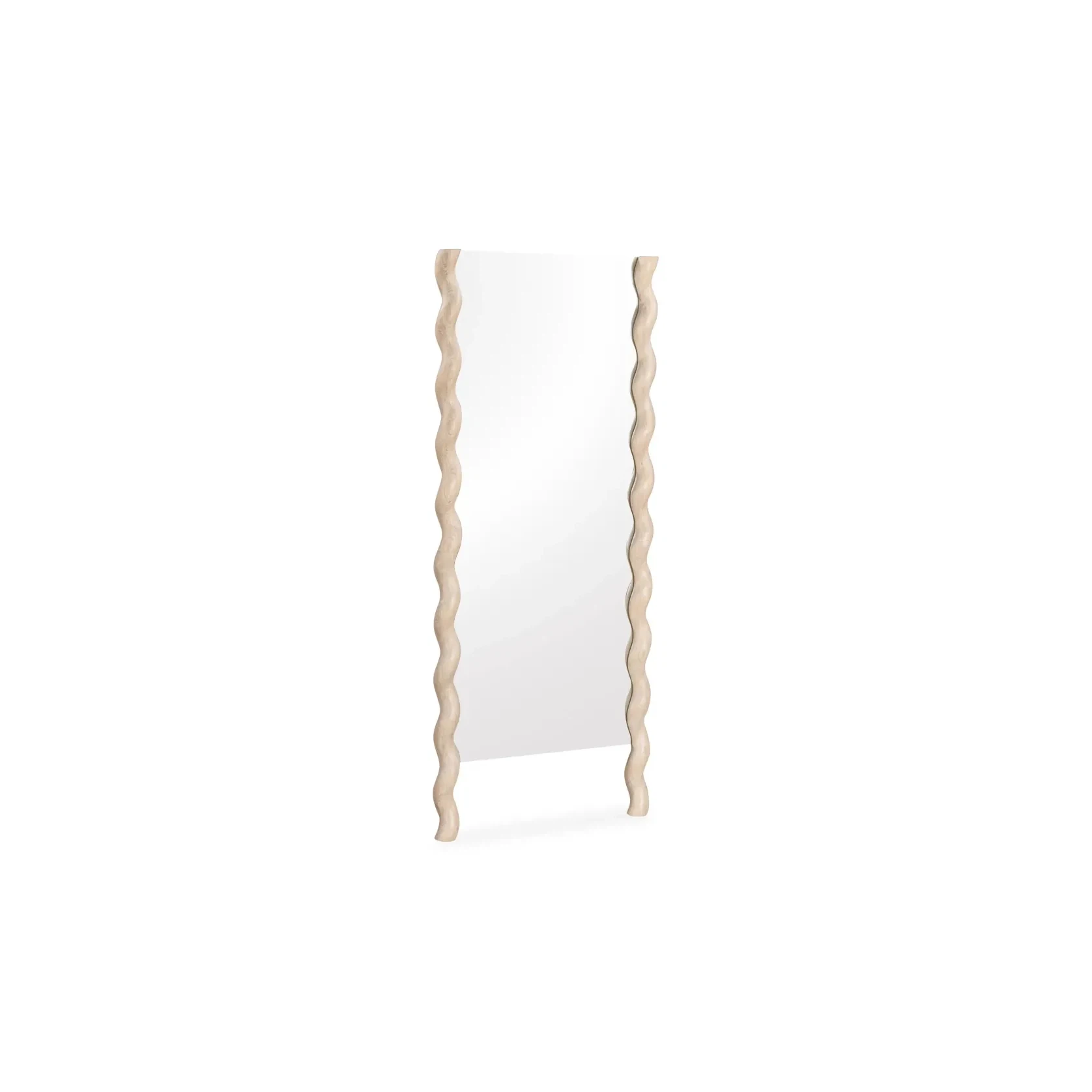 Twirl Floor Mirror - Oak gallery detail image