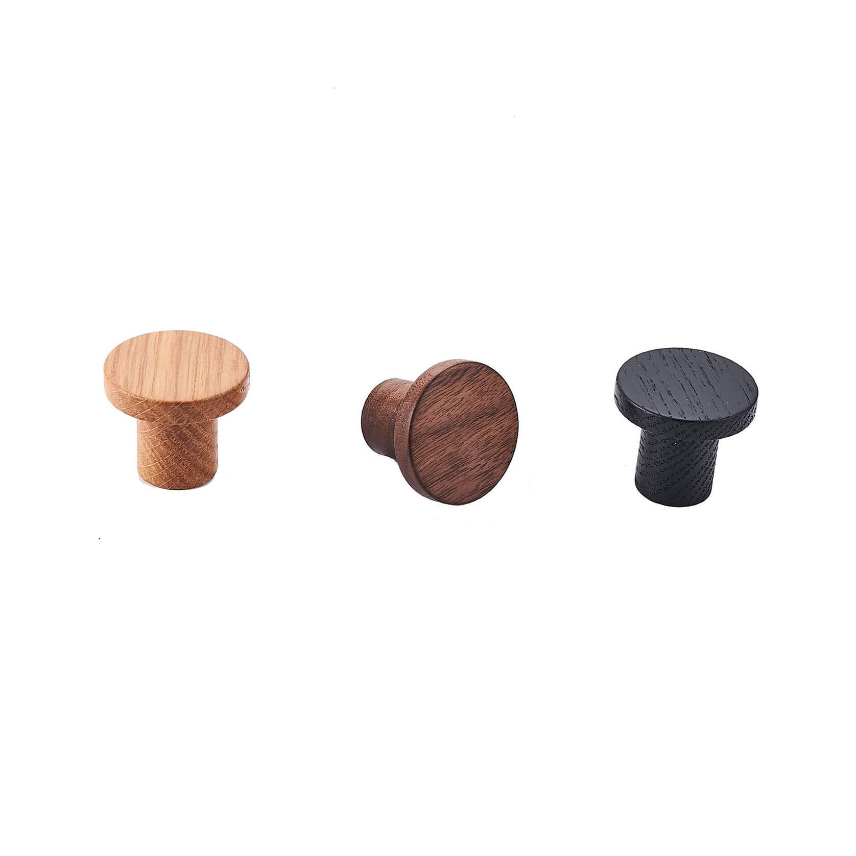 Busselton Round Natural Wood Kitchen Knobs gallery detail image