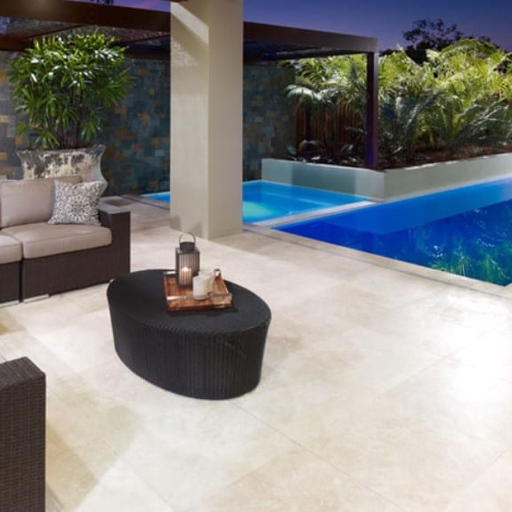 Tuscan Cross Cut Filled & Honed Travertine Tiles gallery detail image