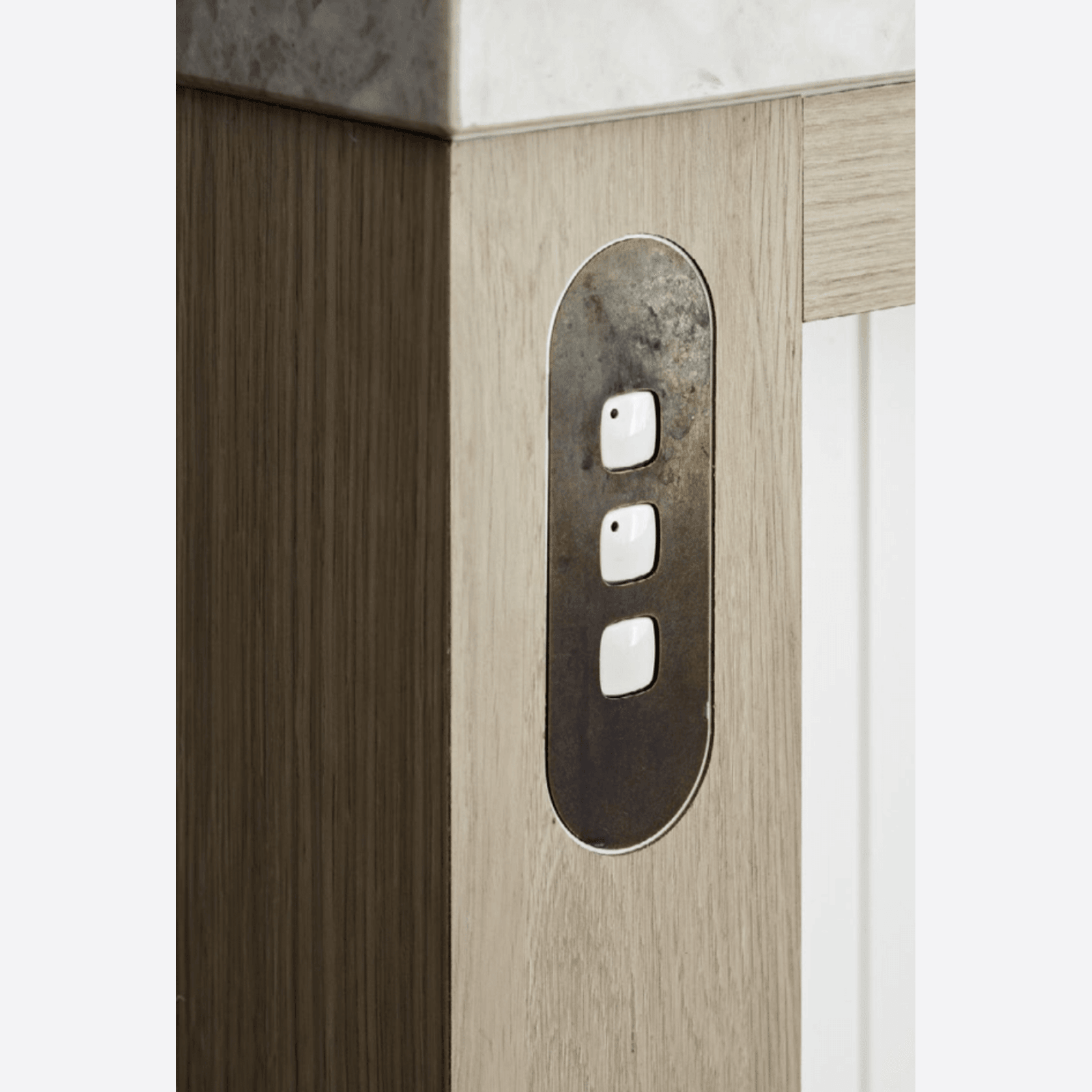 13 Carbon 1 Gang Switch Grid Faceplate gallery detail image