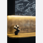 13 Carbon 2 Gang Switch Grid Faceplate gallery detail image