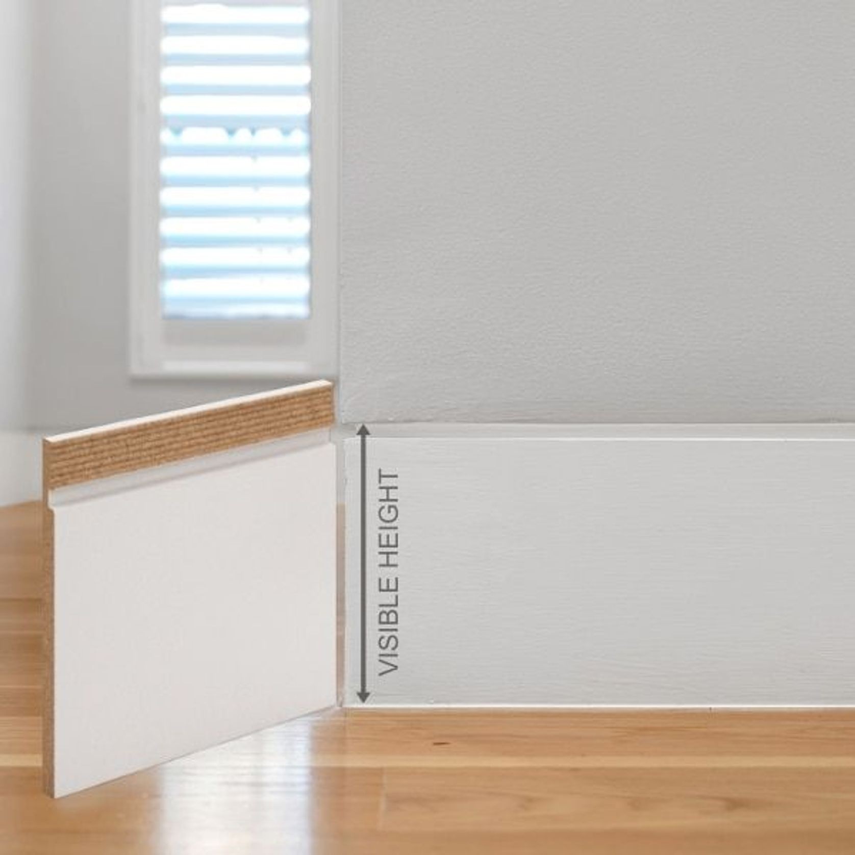 Intrim Shadowline® 2 Piece Skirting gallery detail image
