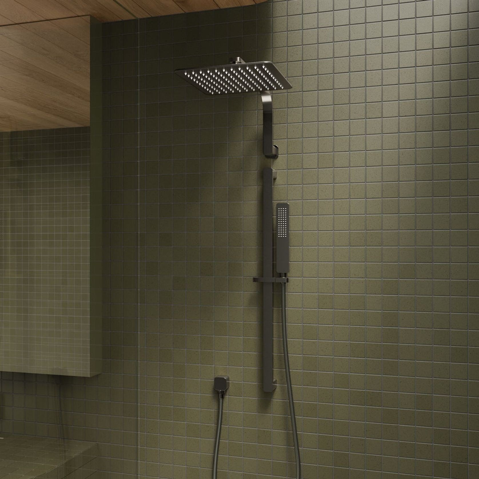 Nesso Shower Rail gallery detail image