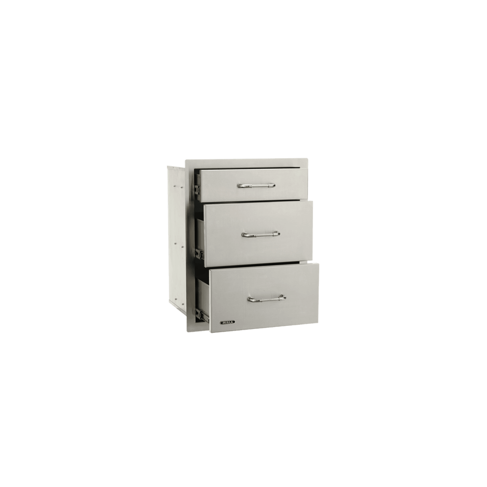 Bull Stainless Steel Triple Drawer System gallery detail image