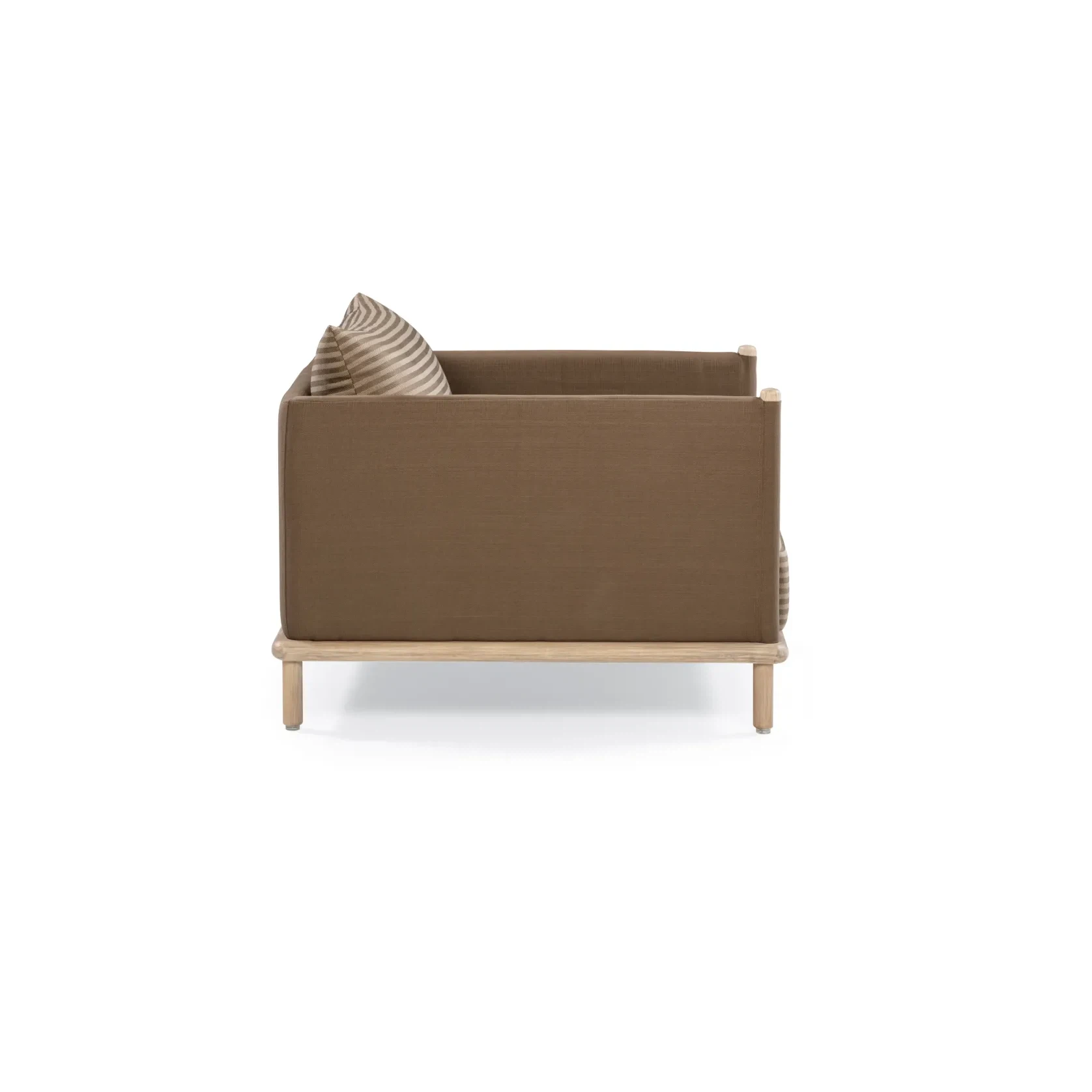 Lonnie Outdoor Armchair - Pebble Stripe gallery detail image
