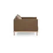 Lonnie Outdoor Armchair - Pebble Stripe gallery detail image