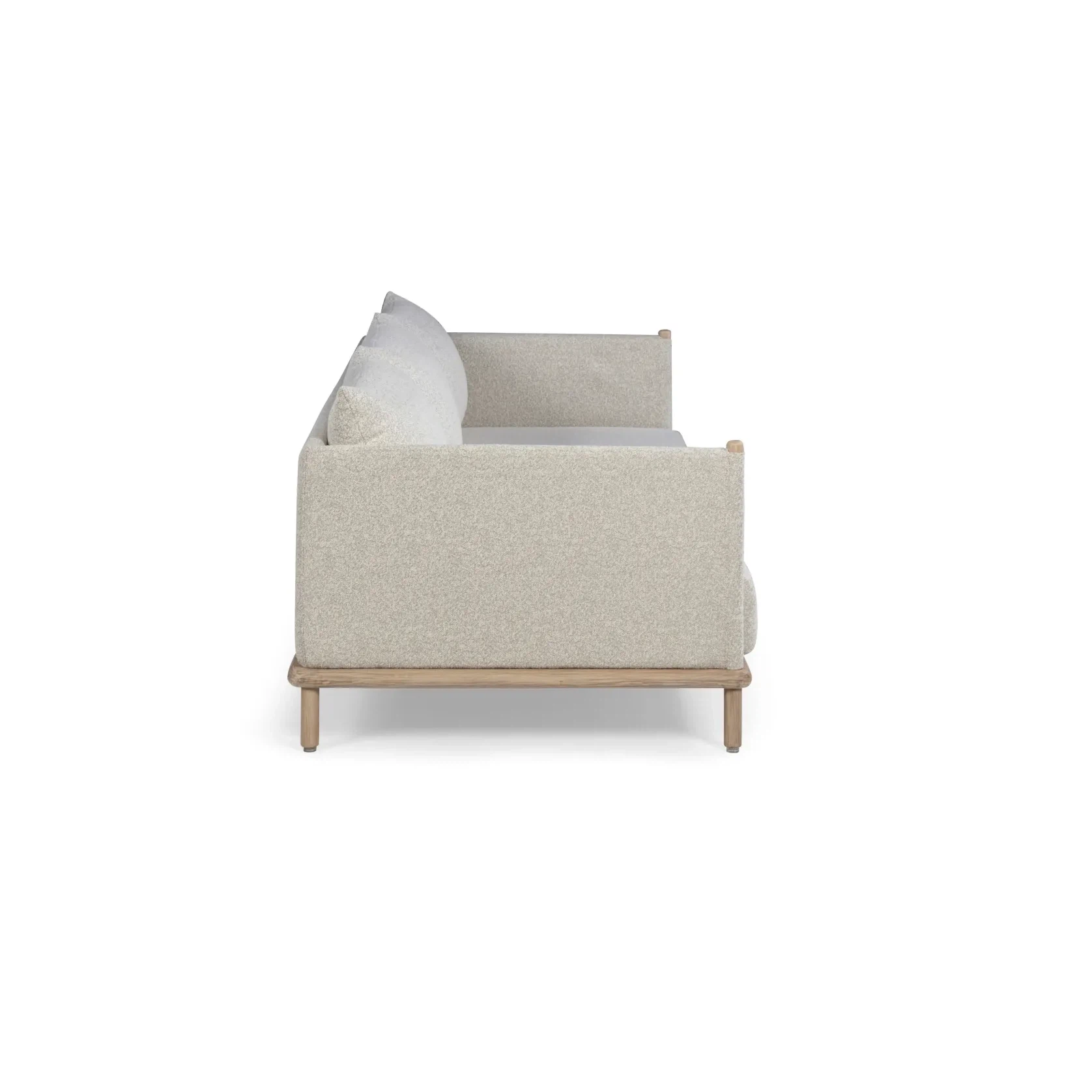 Lonnie Outdoor Three Seater Sofa - Oyster Grey gallery detail image
