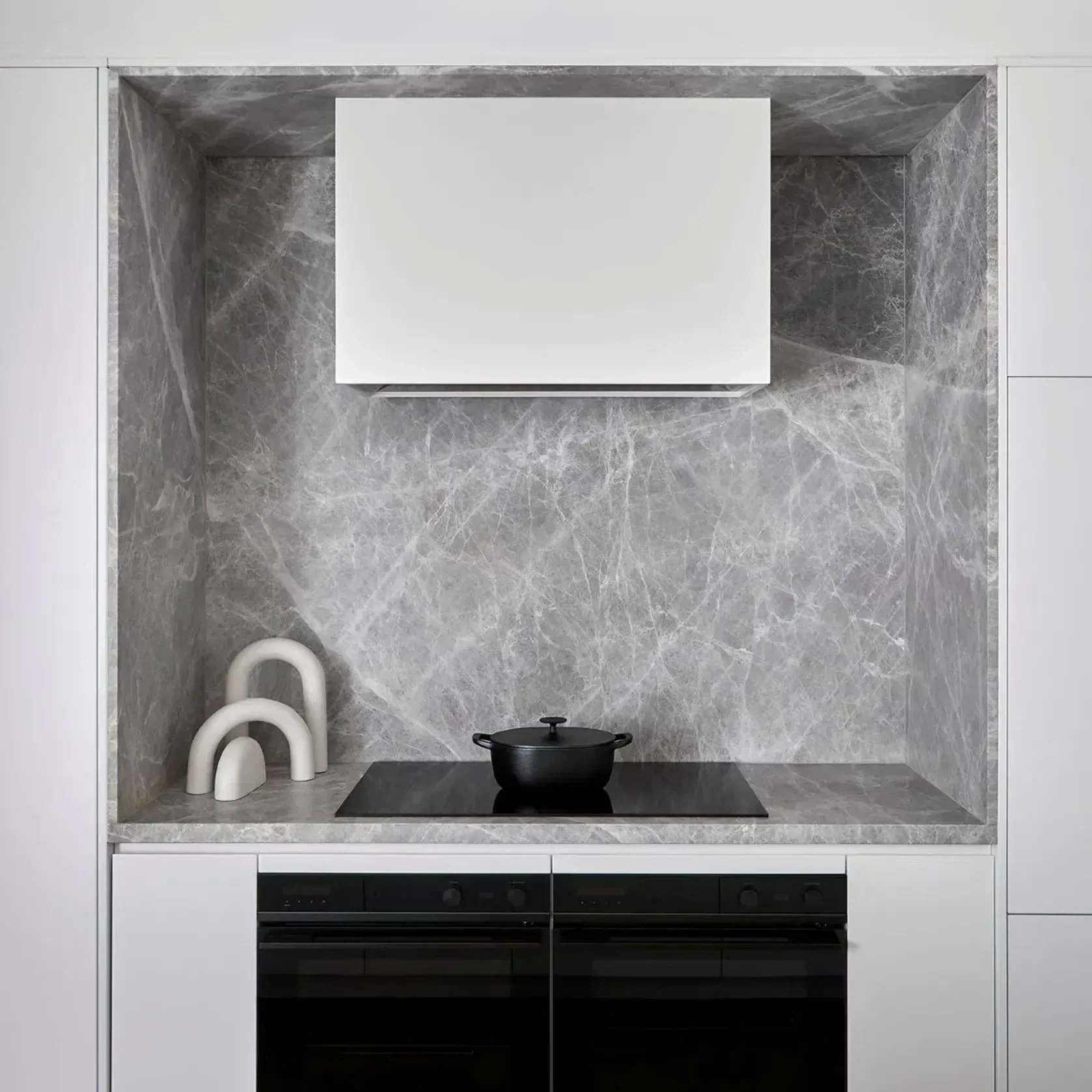 Desert Silver Marble Benchtop gallery detail image