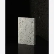 Titanium Sandblasted Travertine Porcelia gallery detail image