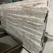 Titanium Vein Cut Travertine Benchtop gallery detail image