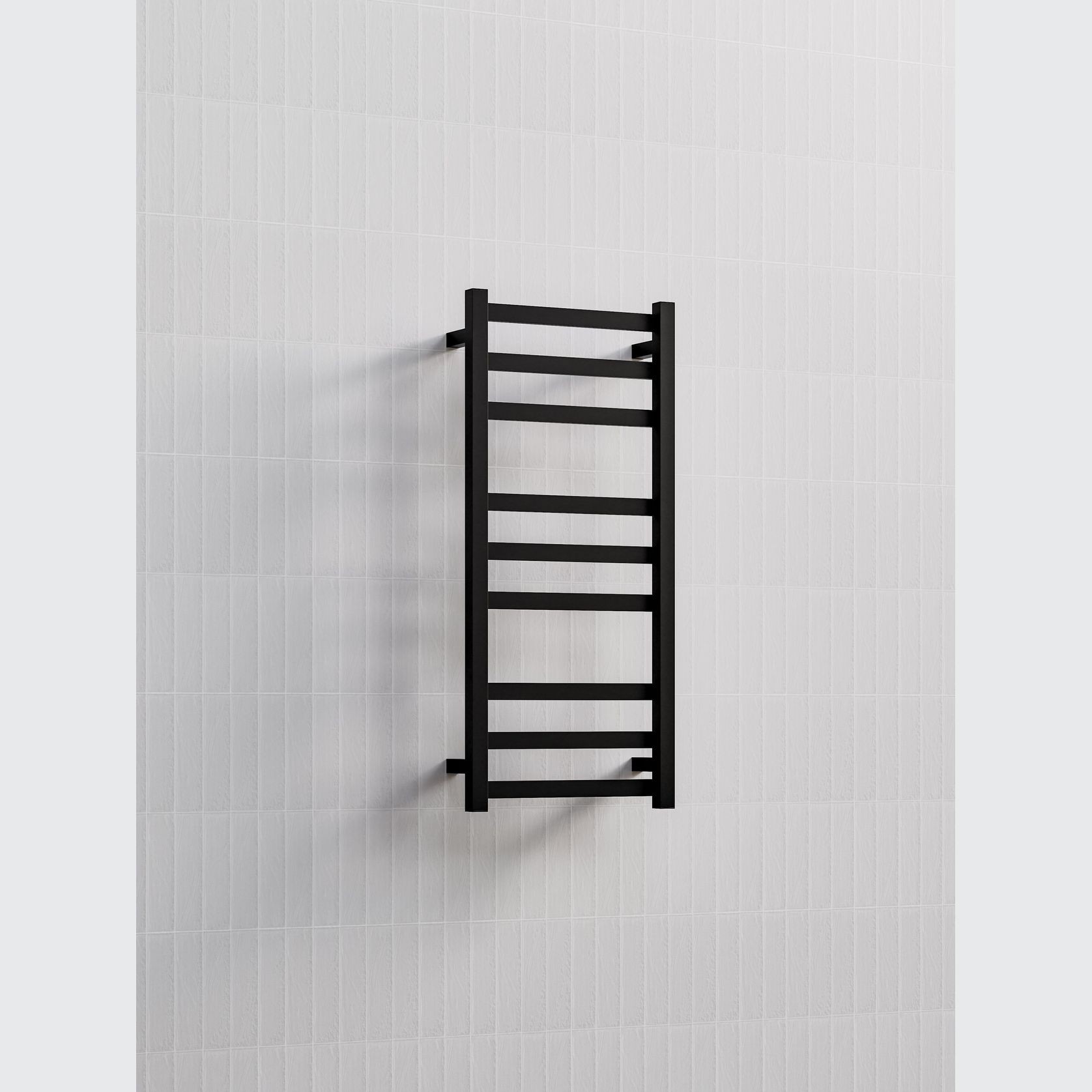 Square Heated Towel Ladder 900x400mm gallery detail image