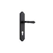 Iver Sarlat Lever on Shouldered Backplate Euro 85mm Matt Black 12712E85 - Customise to your needs gallery detail image