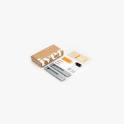 Iver Rectangular Flush Pull Privacy Set Brushed Chrome for Sliding Doors 21415P *Pair* gallery detail image