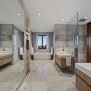 Tundra Grey Honed Limestone Tiles gallery detail image