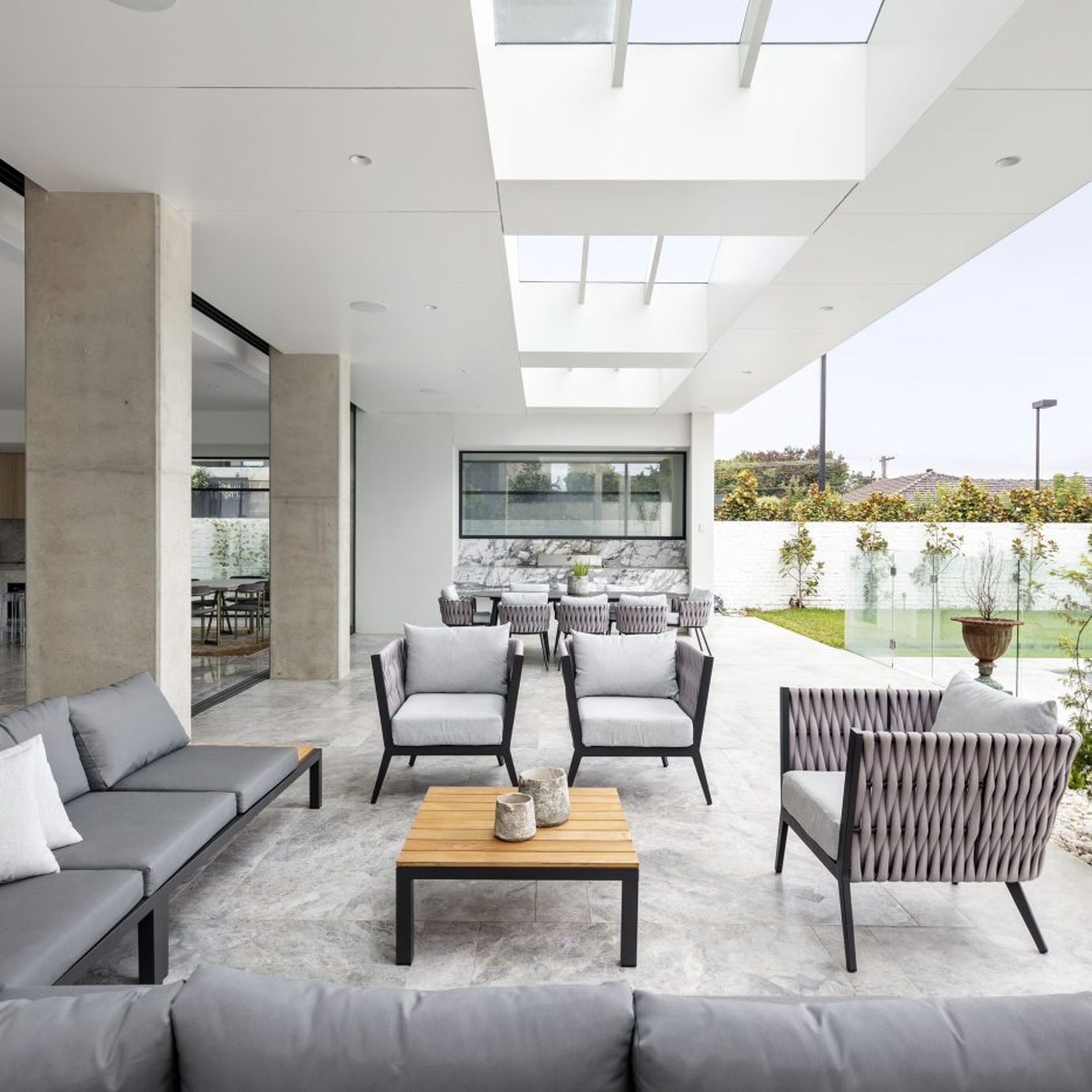 Tundra Grey Honed Limestone Tiles gallery detail image