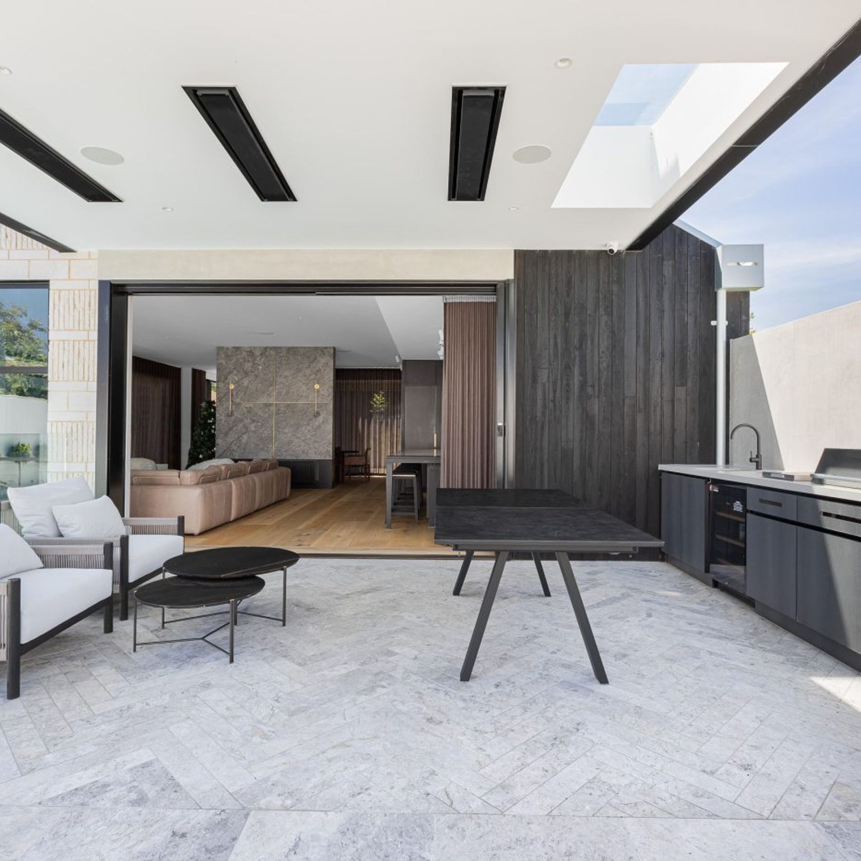 Tundra Grey Honed Limestone Tiles gallery detail image