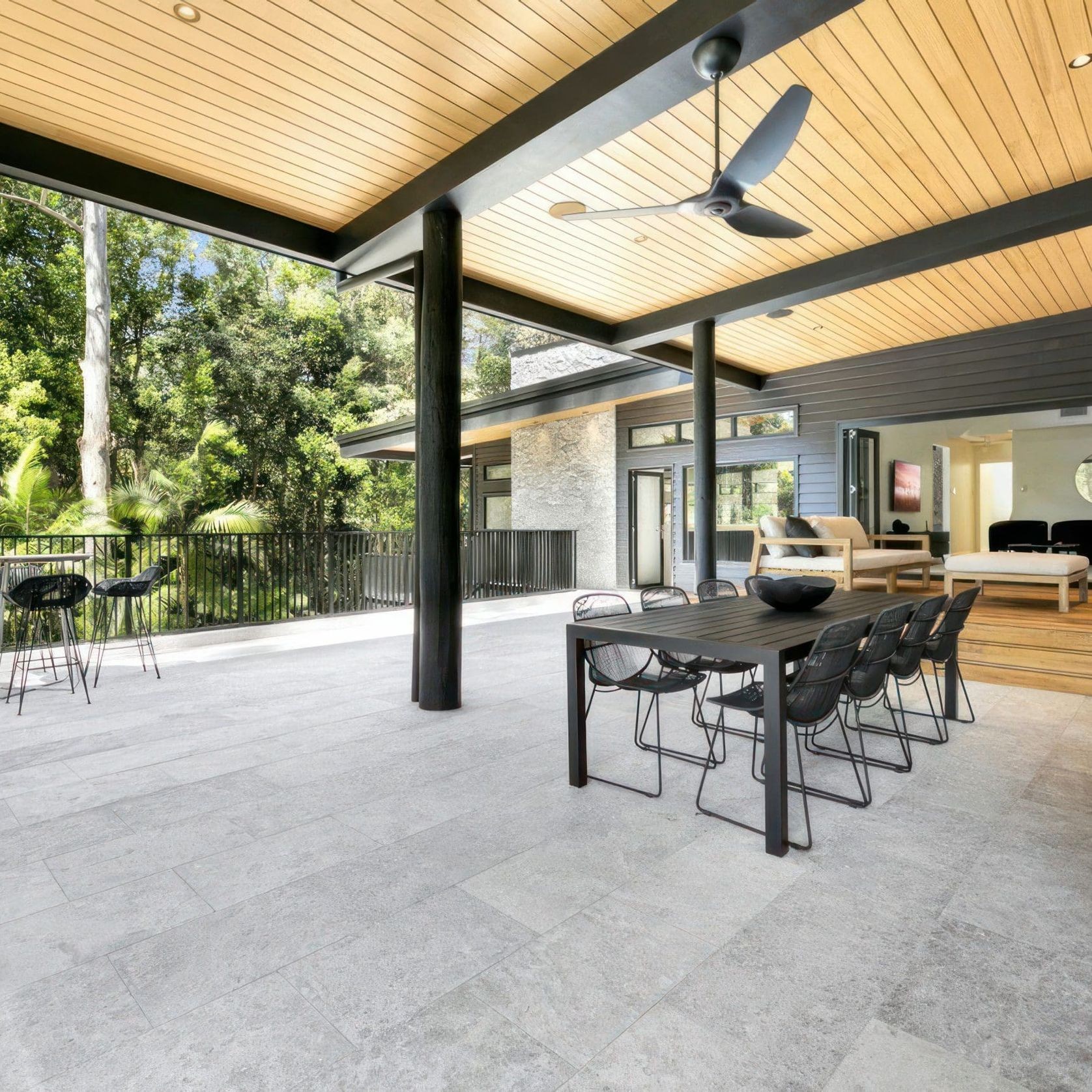 Tundra Light Sandblasted Limestone Tiles gallery detail image