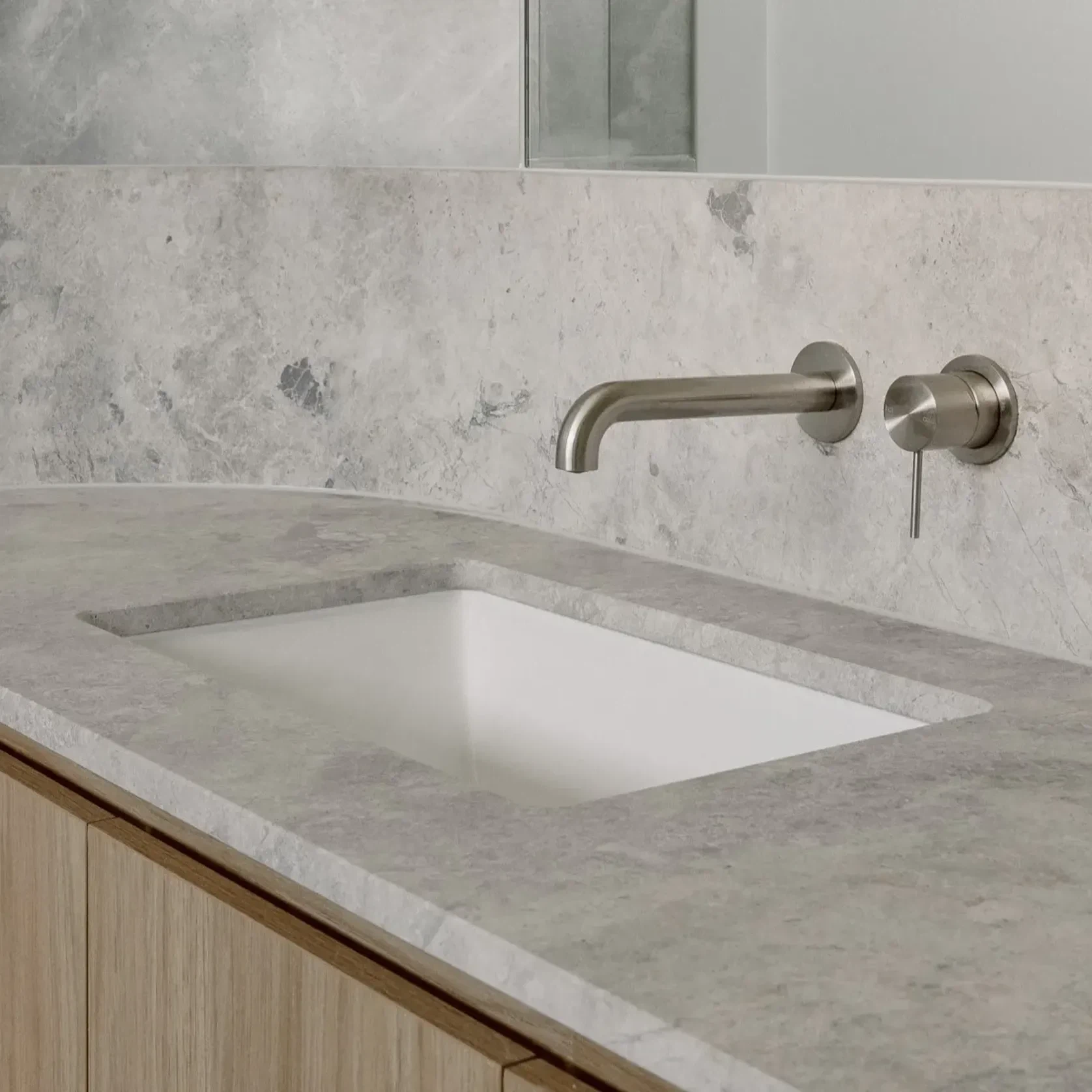 Tundra Grey Limestone Benchtop gallery detail image