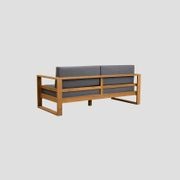Tasman Teak Double Sofa gallery detail image