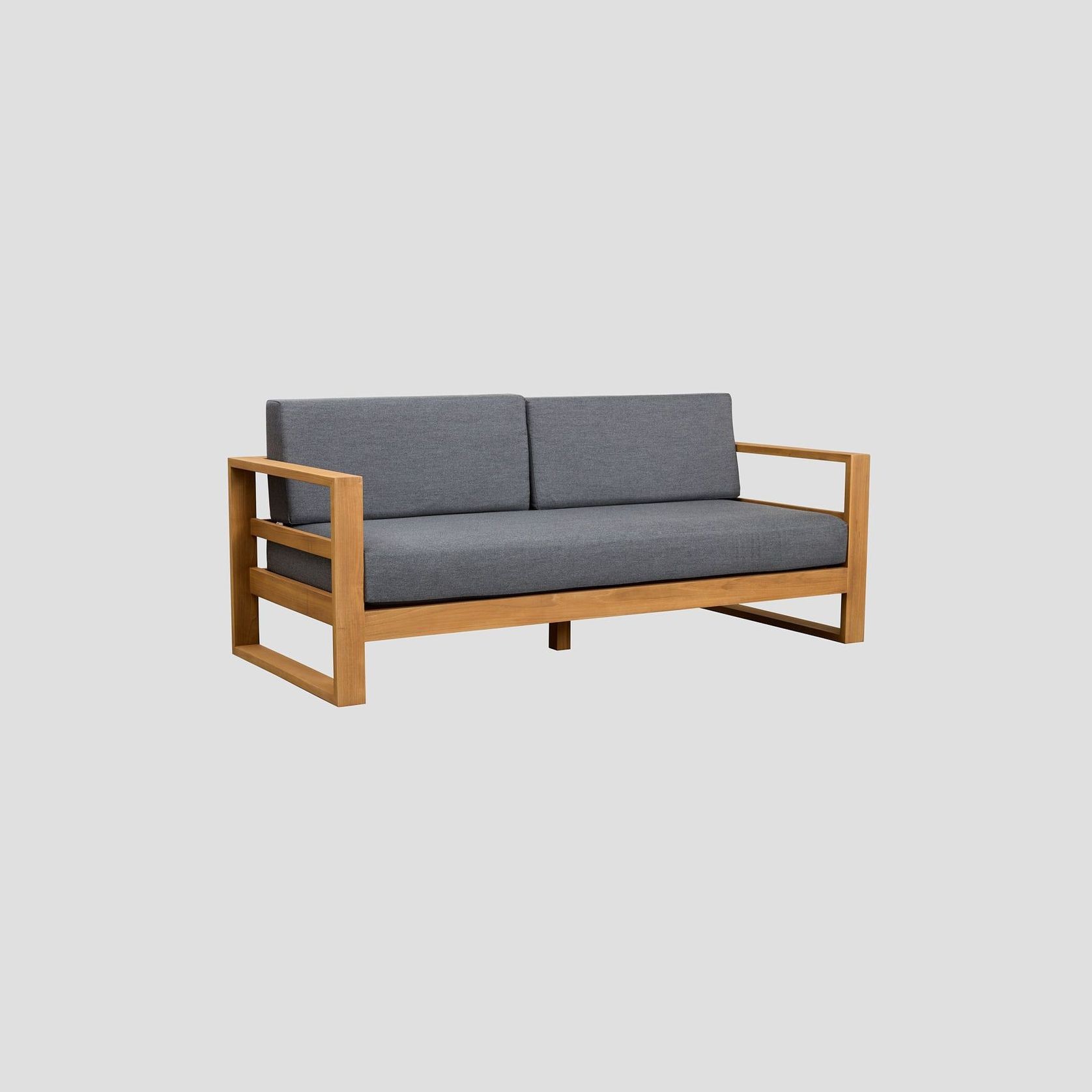Tasman Teak Double Sofa gallery detail image