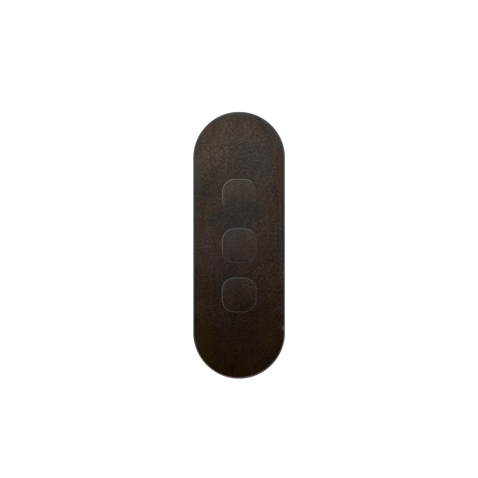 13 Carbon 3 Gang Switch Grid Faceplate gallery detail image