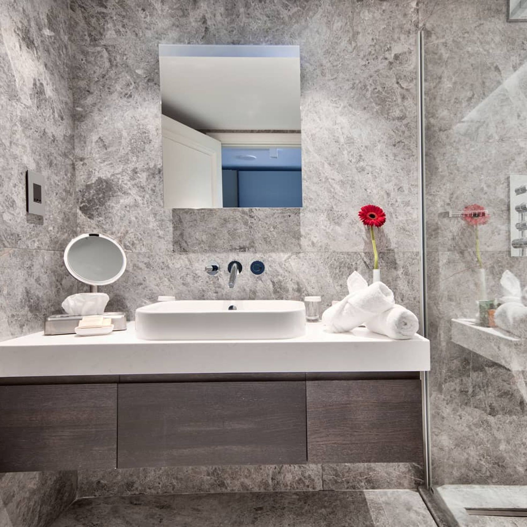 Tundra Grey Honed Limestone Tiles gallery detail image