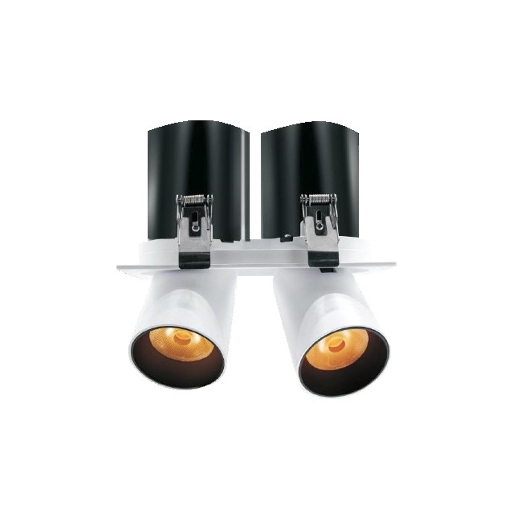 Twin Round Snoot Downlight 12W gallery detail image