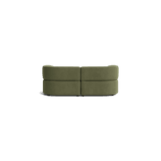 Stretch 3 Seater Chaise Sofa - Corduroy Forest gallery detail image