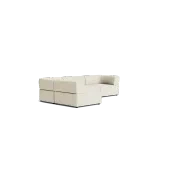 Stretch 4 Seater Open Chaise Sofa - Copenhagen Grey gallery detail image