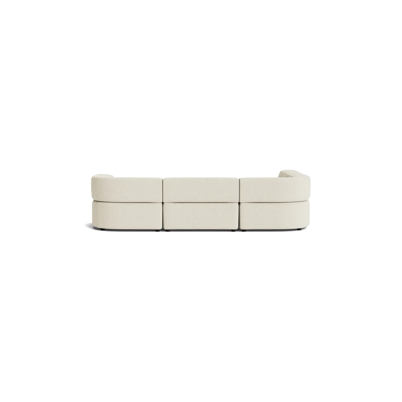 Stretch 4 Seater Open Chaise Sofa - Copenhagen Grey gallery detail image